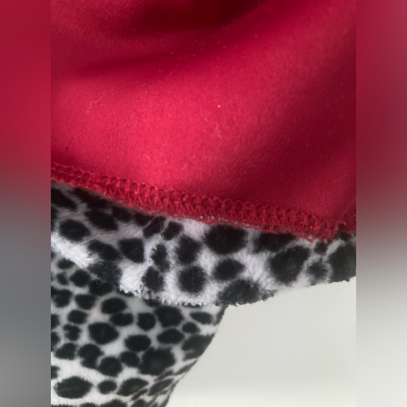 Vintage Handmade Leopard Print Faux Fur Jacket - 90s - Metal Zipper - M/L - Picture 14 of 16